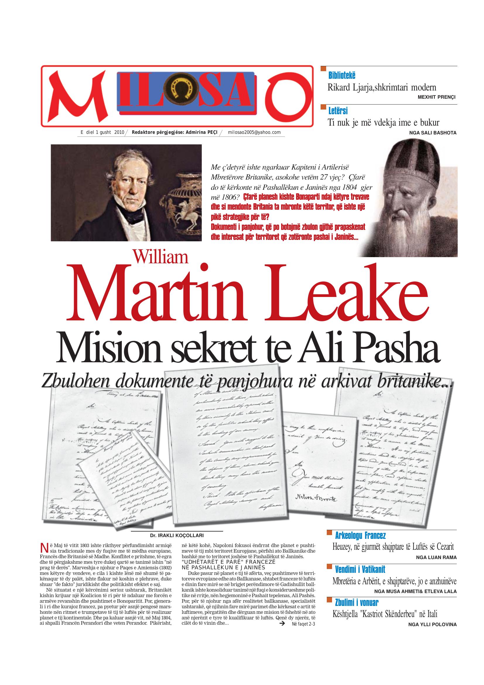 Gazeta Shqiptare 2010-08-01